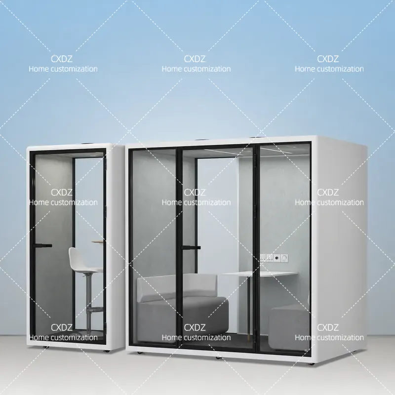 Home Office Vivo - Cabine Silenciosa de Vidro para Interiores: