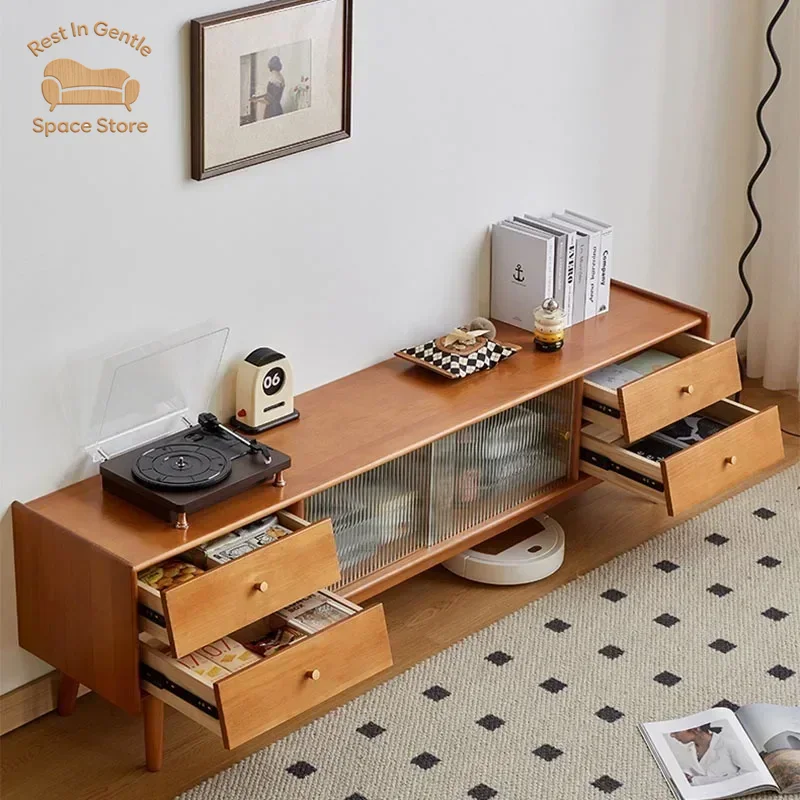 Drawer Pedestal Cabinet - Suporte para TV Moderno com Armário