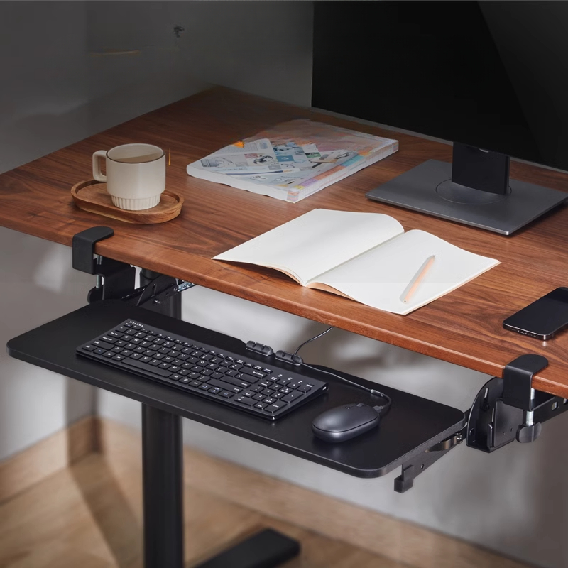 Keyboard Tray Under Desk - Bandeja de teclado ajustável sem broca