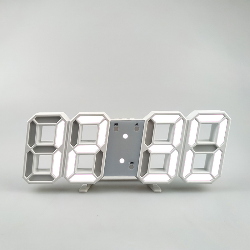 Led Desk Clock - Despertador digital 3D de parede LED