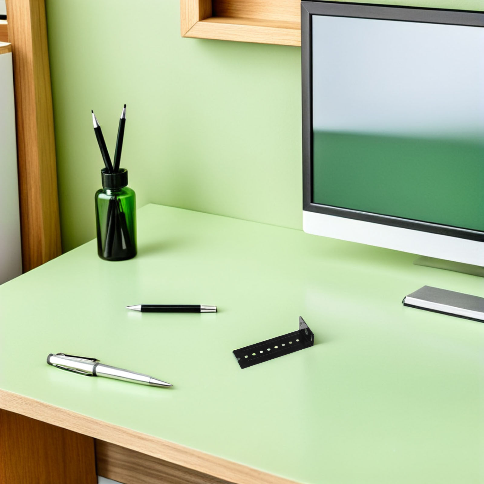 Keyboard Tray Under Desk - 12 Peças Suportes Deslizantes para Teclado: