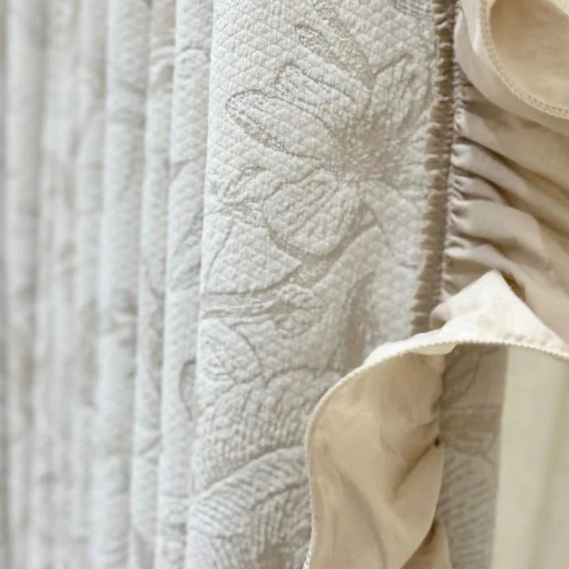 Home Office Buy - Cortinas de Luxo Retro Francesas em