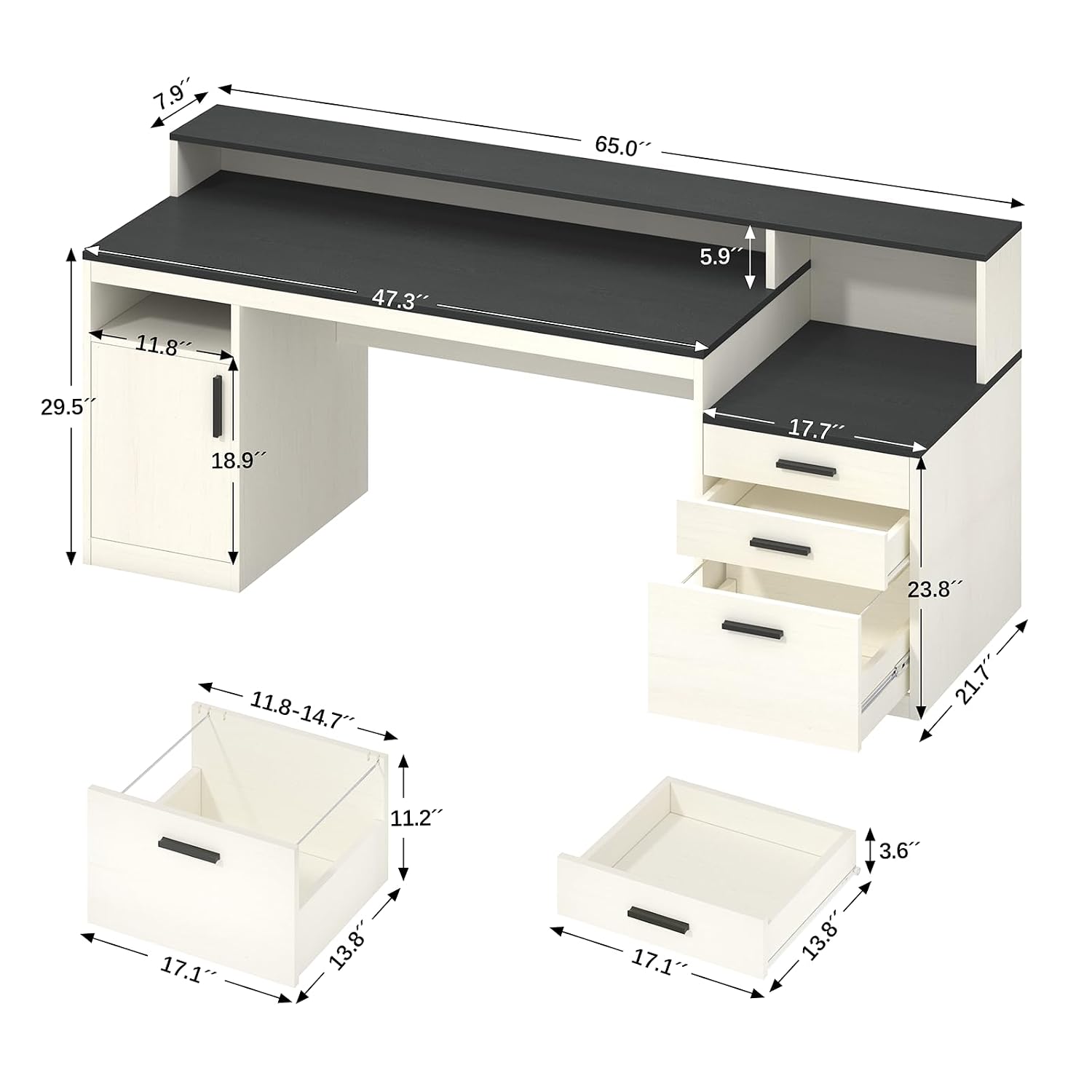 Home Office 365 - Mesa de Computador de 65