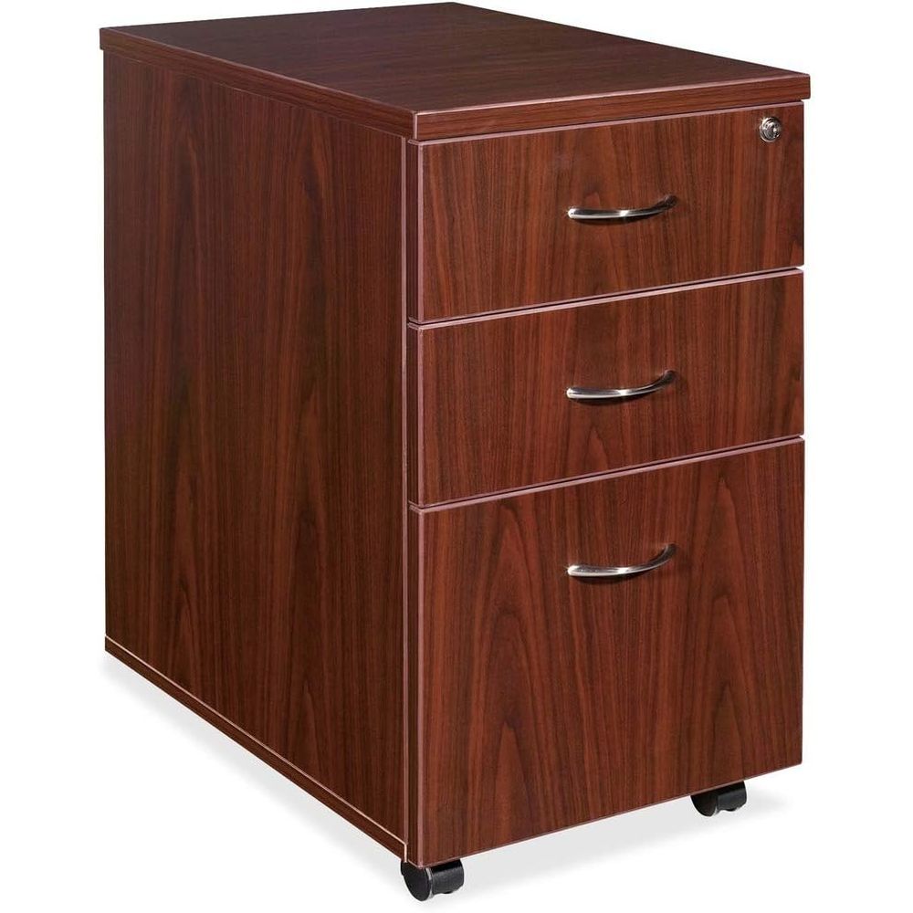Drawer Pedestal Cabinet - Pé-direito móvel com gavetas, 16x22x28-1/4 polegadas,