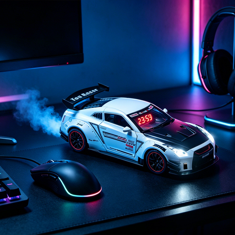 1Pç Relógio Despertador LED Re - Led Desk Clock avaliação e preço