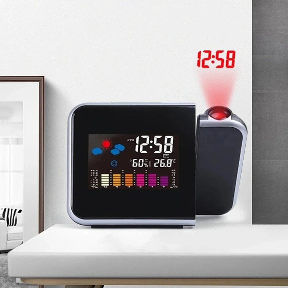 Relógio Despertador LED com Pr - Led Desk Clock avaliação e preço