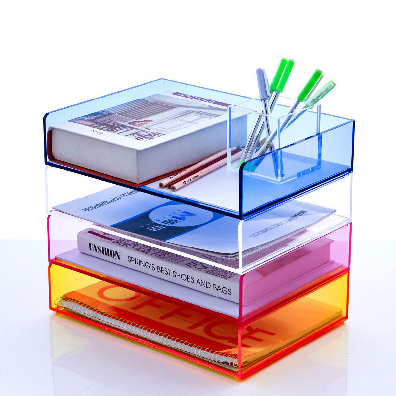Organizador de Papéis em Acríl - Letter Tray Desk avaliação e preço