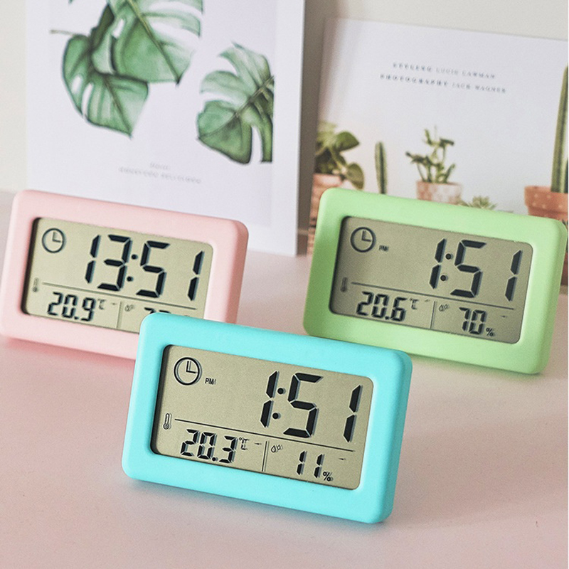 Mini Relógio Digital Eletrônic - Led Desk Clock avaliação e preço