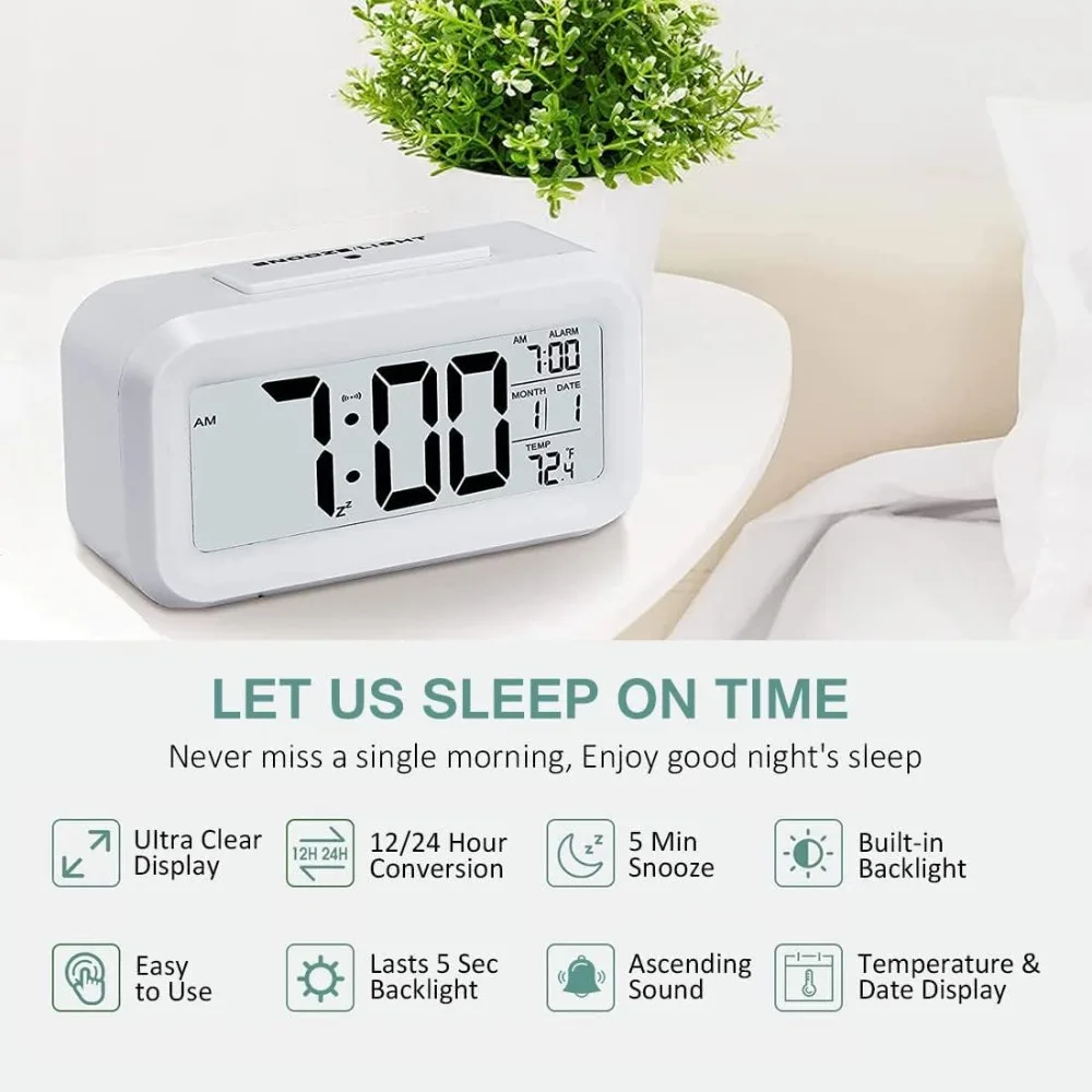 Led eletrônico digital despert - Led Desk Clock avaliação e preço