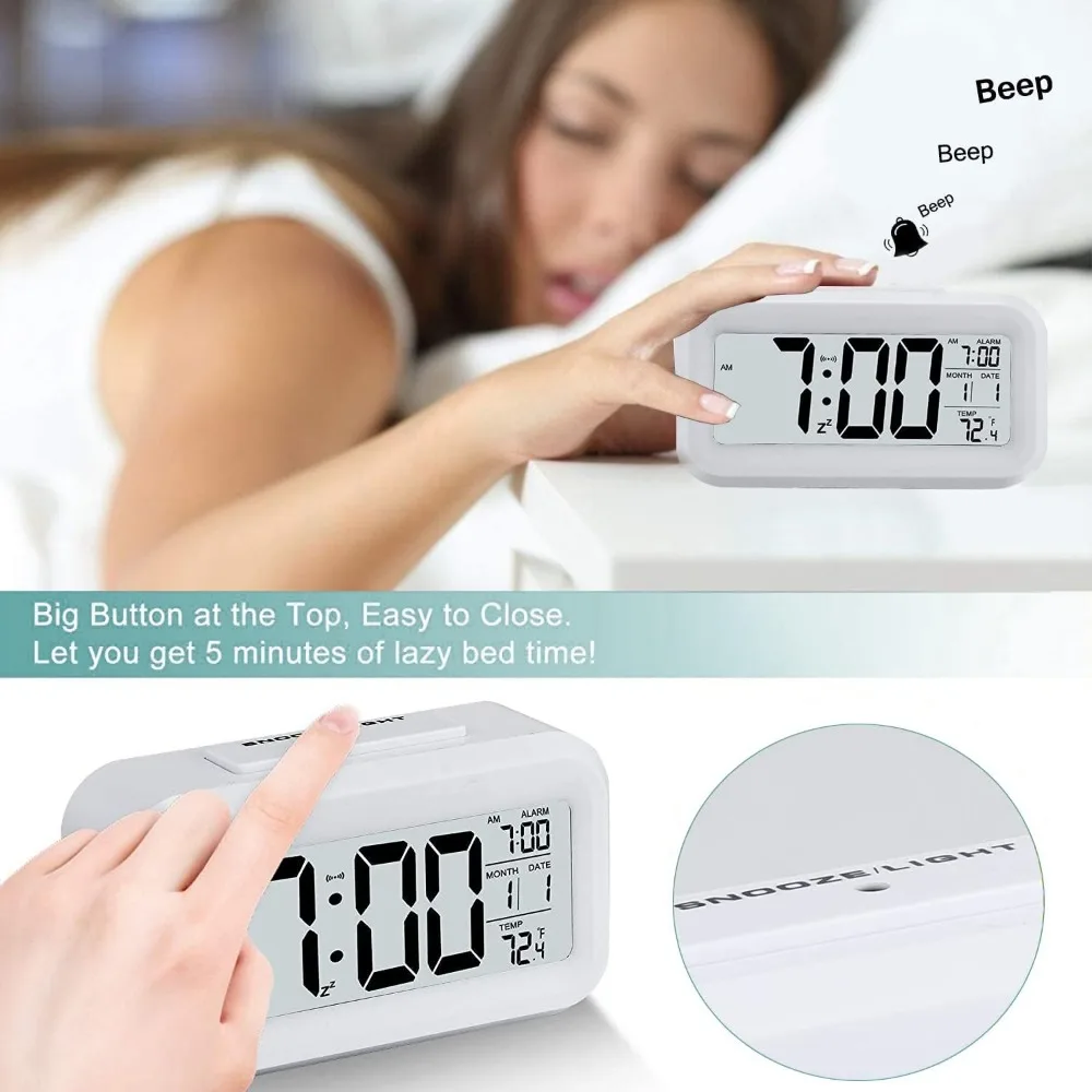 Led eletrônico digital despert - Led Desk Clock avaliação e preço