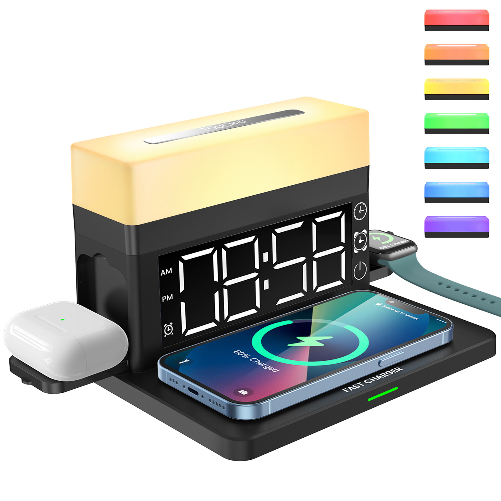 Despertadores digitais de mesa - Led Desk Clock avaliação e preço