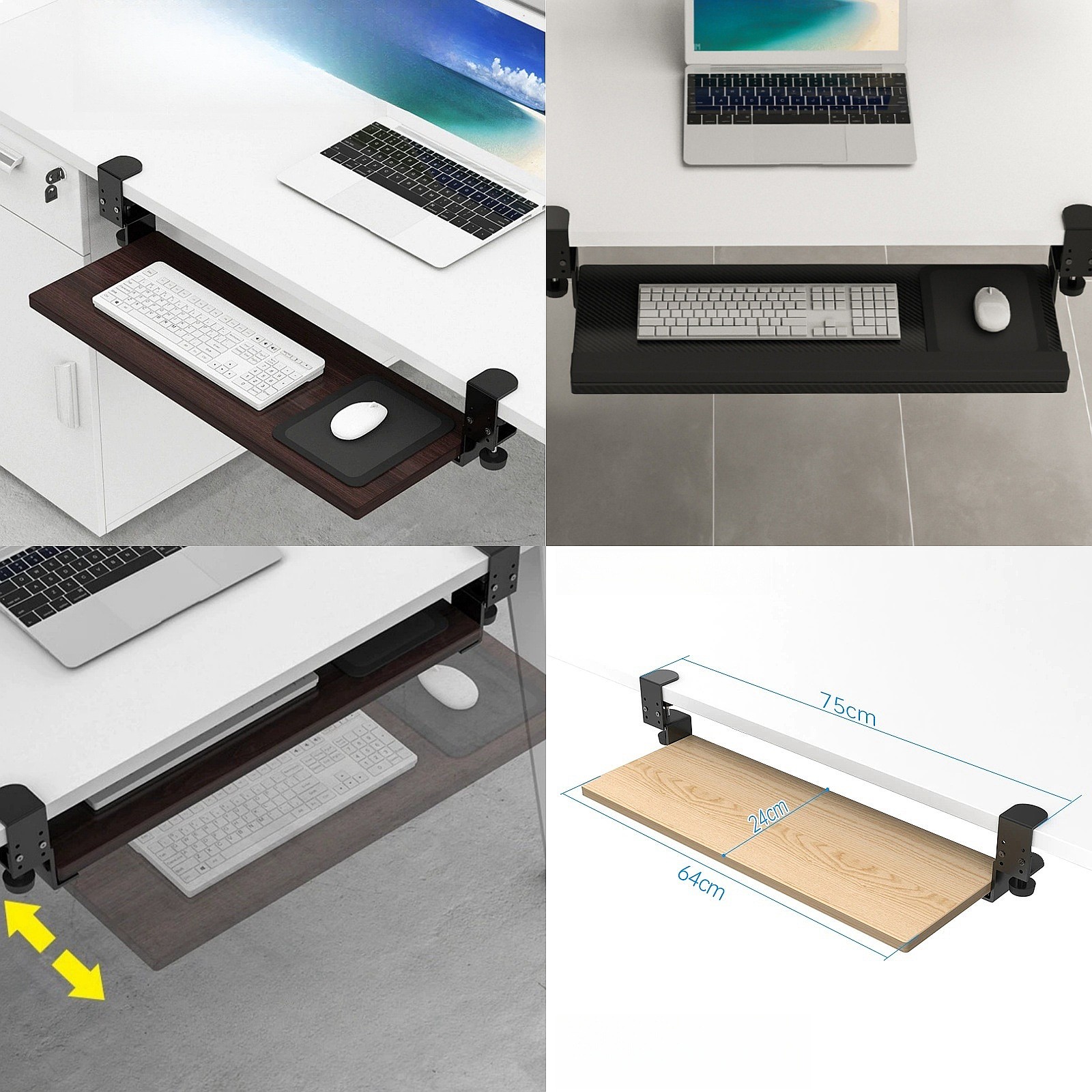 Suporte Deslizante para Teclad - Keyboard Tray Under Desk avaliação e preço