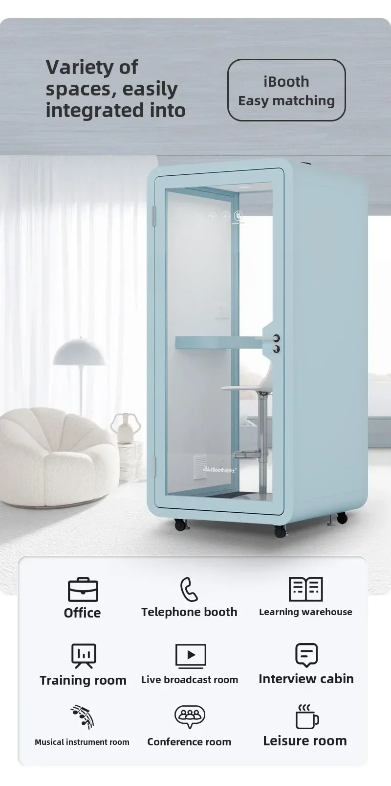 Cabine Acústica para Home Offi - Home Office Vivo avaliação e preço