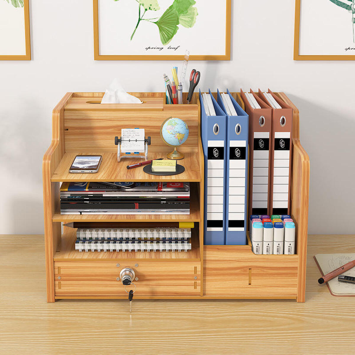 Organizador de Mesa em Madeira - Letter Tray Desk avaliação e preço