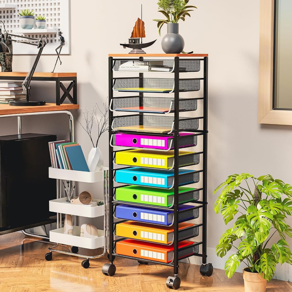 Carrinho de Arquivos com 12 Ní - Letter Tray Desk avaliação e preço
