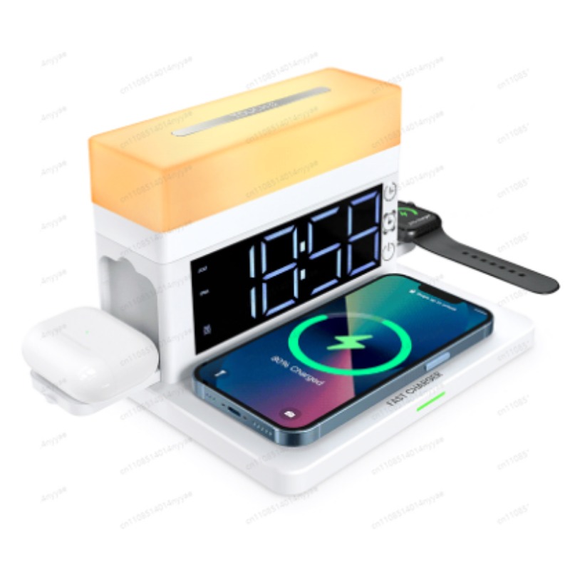 Luminária de Mesa com Carregam - Led Desk Clock avaliação e preço