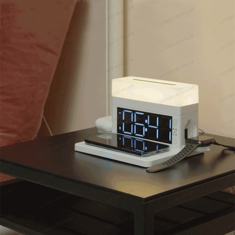 Luminária de Mesa com Carregam - Led Desk Clock avaliação e preço