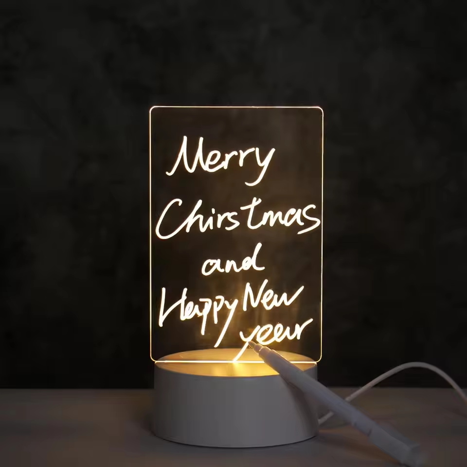 Diy bloco de notas led pranche - Letter Tray Desk avaliação e preço