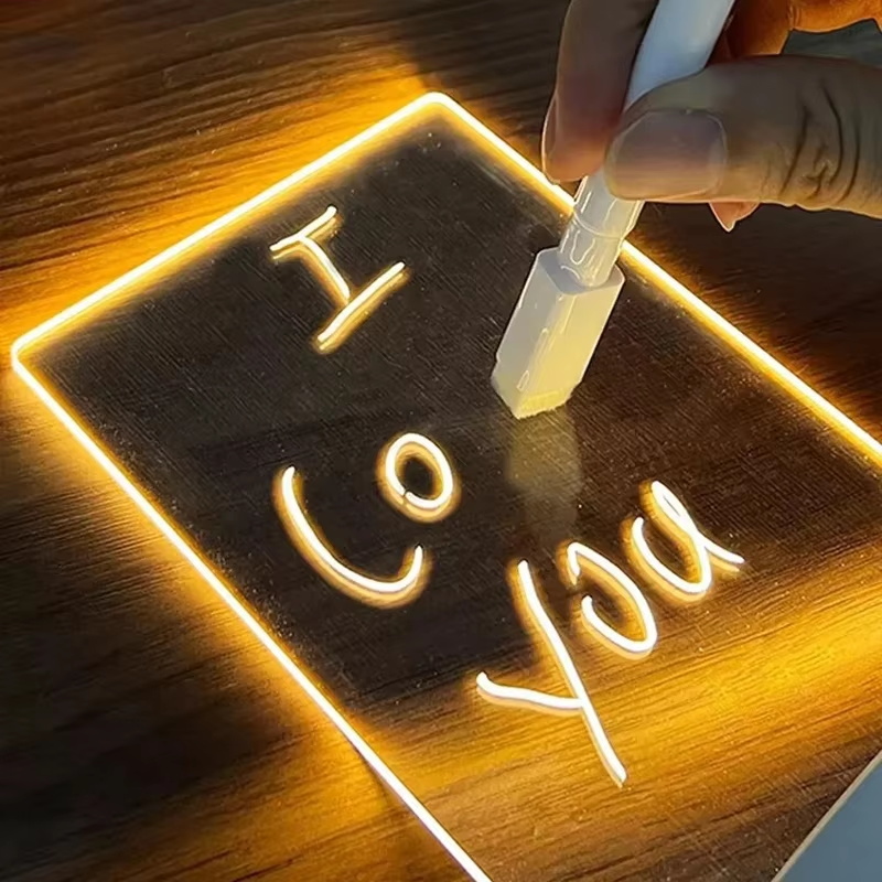 Diy bloco de notas led pranche - Letter Tray Desk avaliação e preço