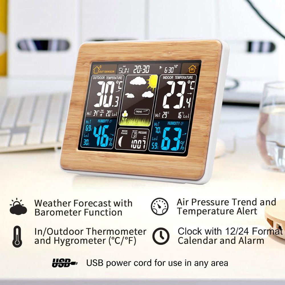 FanJu-Wireless Digital Despert - Led Desk Clock avaliação e preço