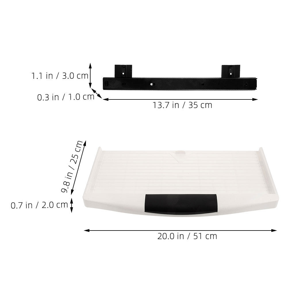 Conjunto Premium de Bandeja De - Keyboard Tray Under Desk avaliação e preço