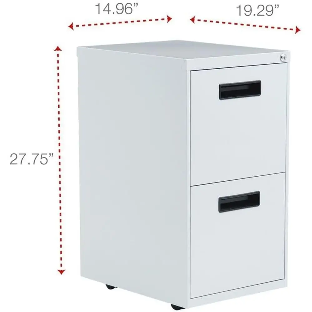 Armário de arquivo cinza com p - Drawer Pedestal Cabinet avaliação e preço