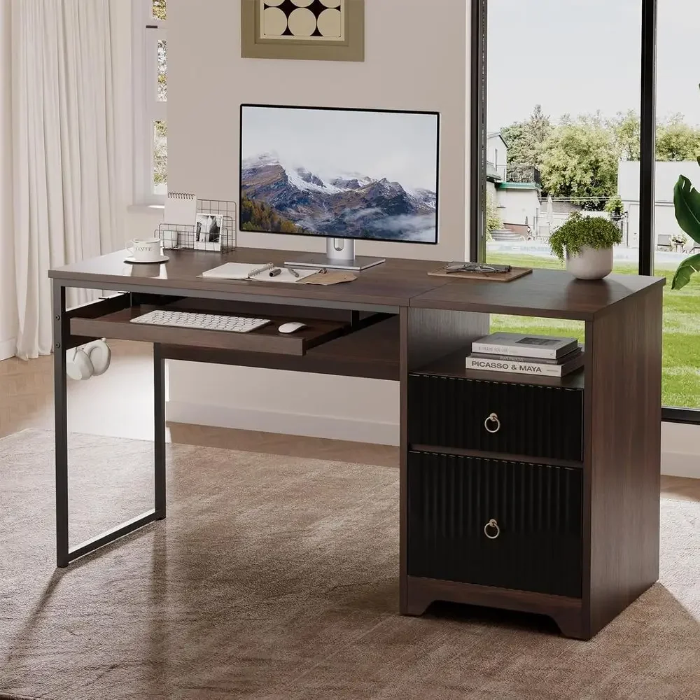 Mesa de computador em madeira  - Letter Tray Desk avaliação e preço