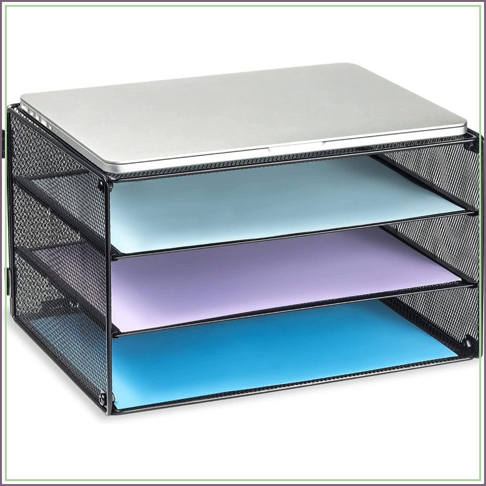 Organizador de Mesa em Malha d - Letter Tray Desk avaliação e preço
