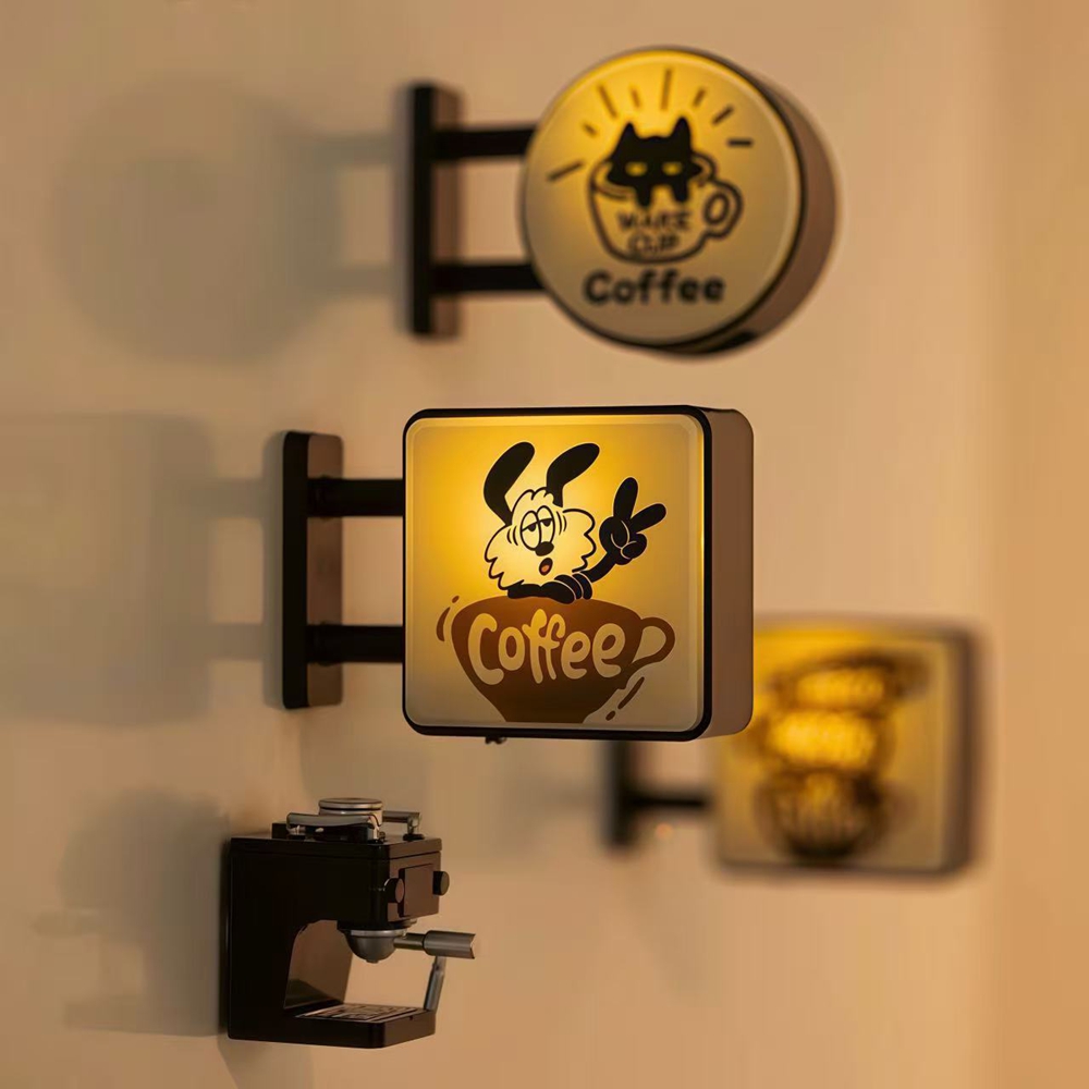 Café americano iluminado gelad - Letter Tray Desk avaliação e preço