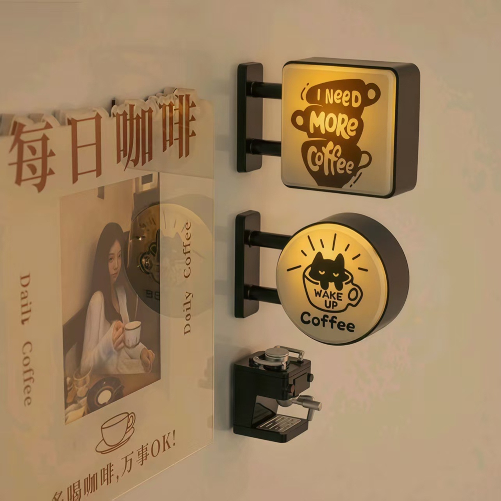 Café americano iluminado gelad - Letter Tray Desk avaliação e preço