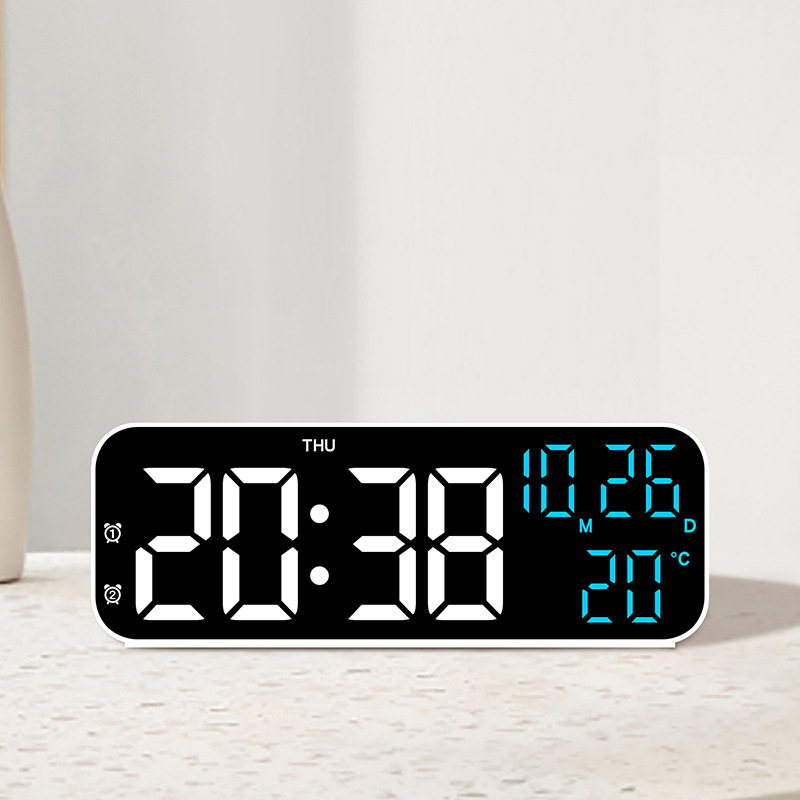 Simples despertador digital mu - Led Desk Clock avaliação e preço