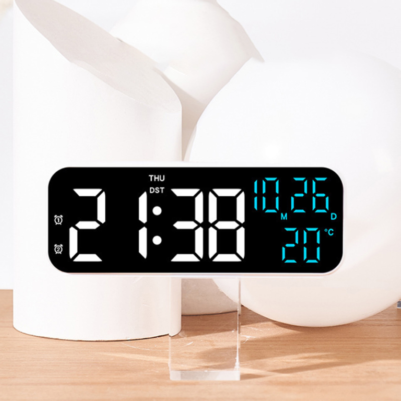 Simples despertador digital mu - Led Desk Clock avaliação e preço