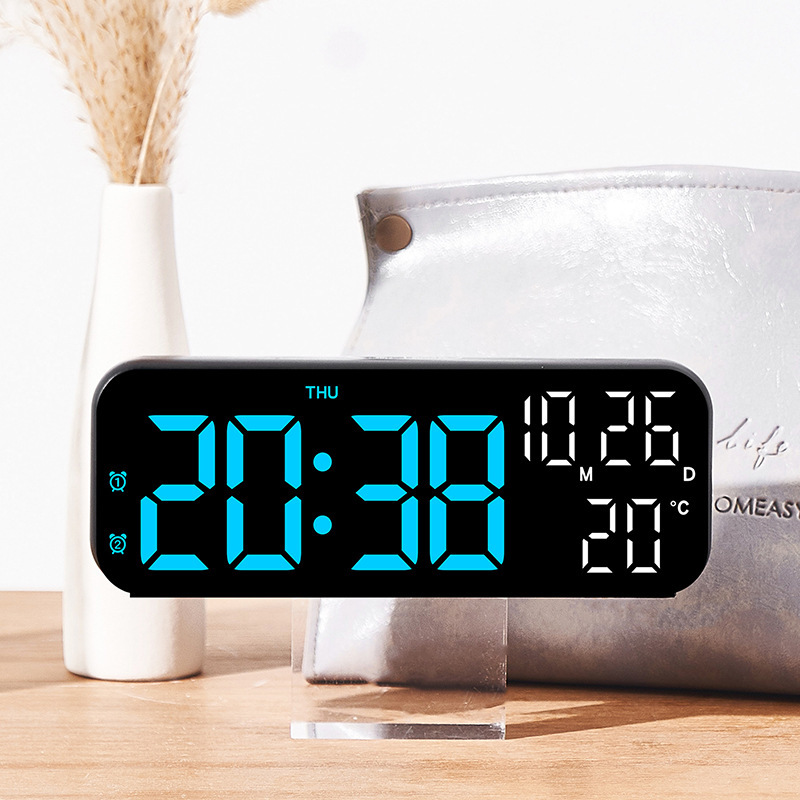 Simples despertador digital mu - Led Desk Clock avaliação e preço