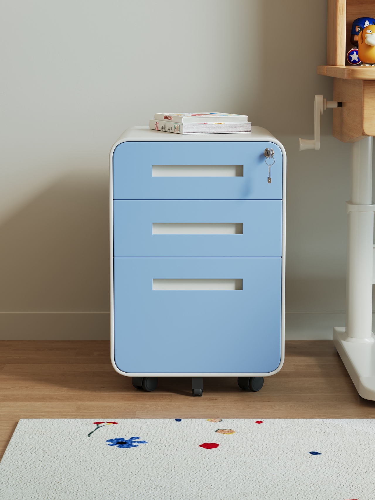 Armário Móvel Moderno e Simple - Drawer Pedestal Cabinet avaliação e preço