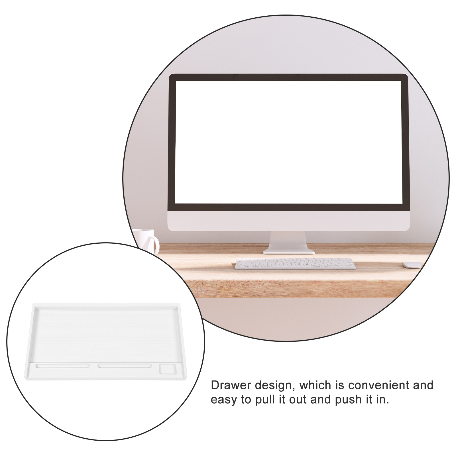 Bandeja de armazenamento de te - Keyboard Tray Under Desk avaliação e preço