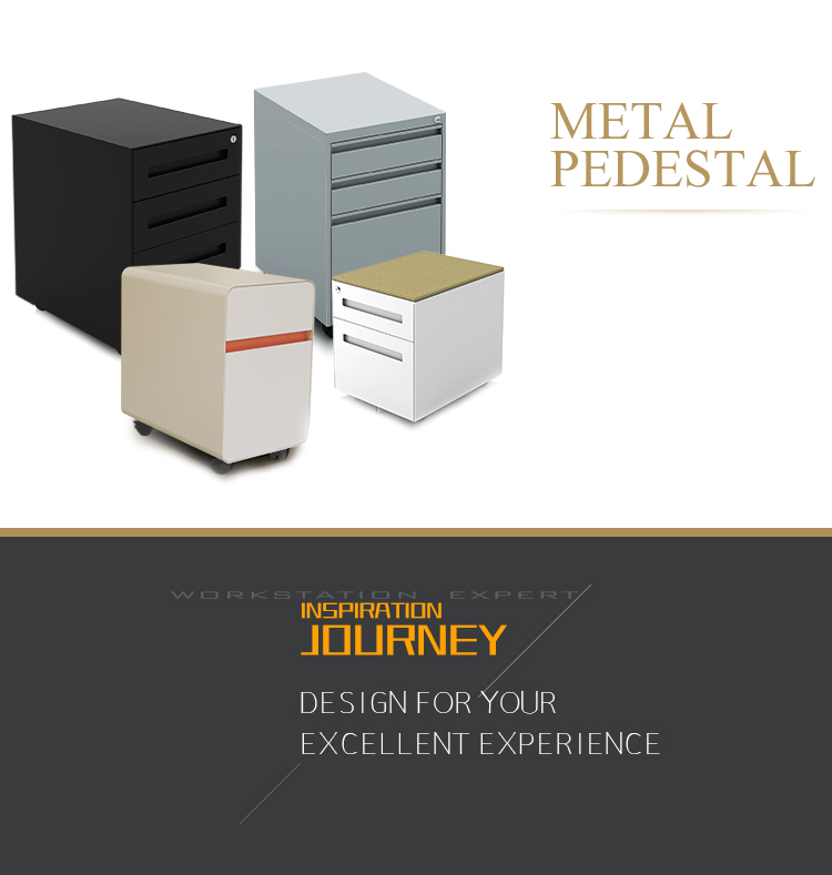 Pedestal Metálico Móvel Modern - Drawer Pedestal Cabinet avaliação e preço