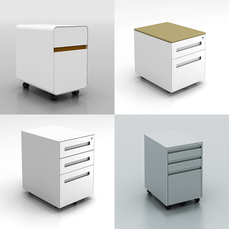 Pedestal Metálico Móvel Modern - Drawer Pedestal Cabinet avaliação e preço
