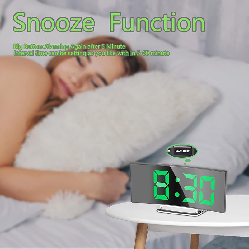 Led despertador digital tela c - Led Desk Clock avaliação e preço
